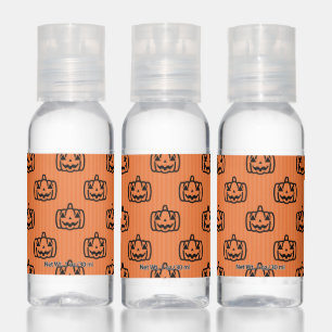 Happy Halloween Jack O Lantern Pattern Hand Sanitizer