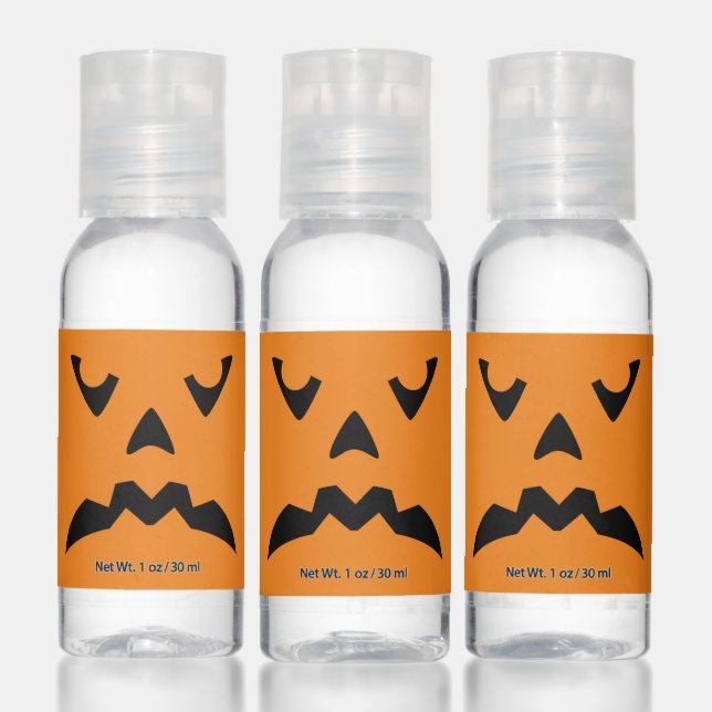 Happy Halloween | Jack O Lantern Pumpkin Hand Sanitizer (Set)