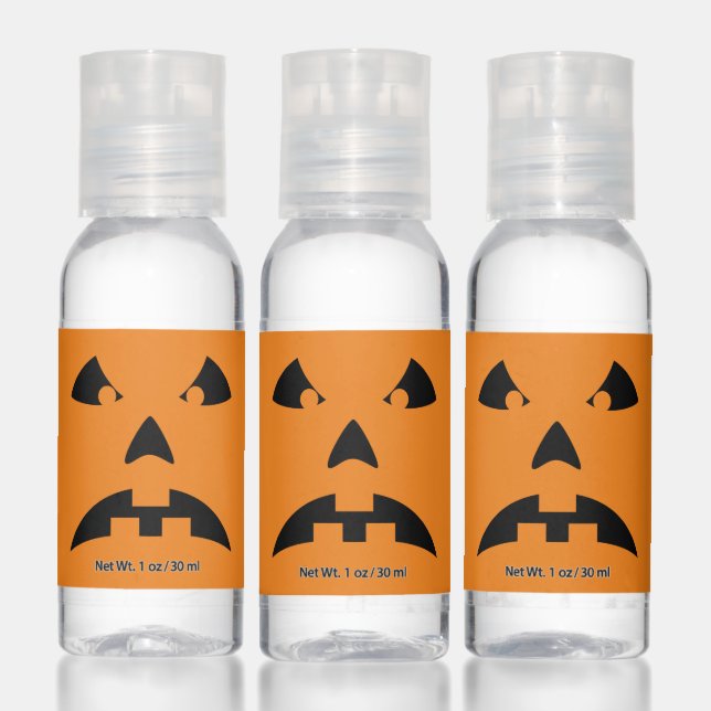 Happy Halloween | Jack O Lantern Pumpkin Hand Sanitizer (Set)