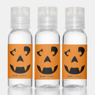 Happy Halloween   Jack O Lantern Pumpkin Hand Sanitizer