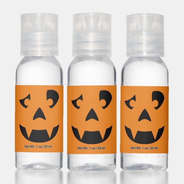 Happy Halloween | Jack O Lantern Pumpkin Hand Sanitizer (Set)