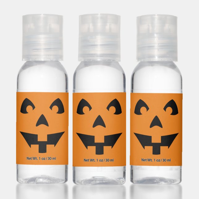 Happy Halloween | Jack O Lantern Pumpkin Hand Sanitizer (Set)