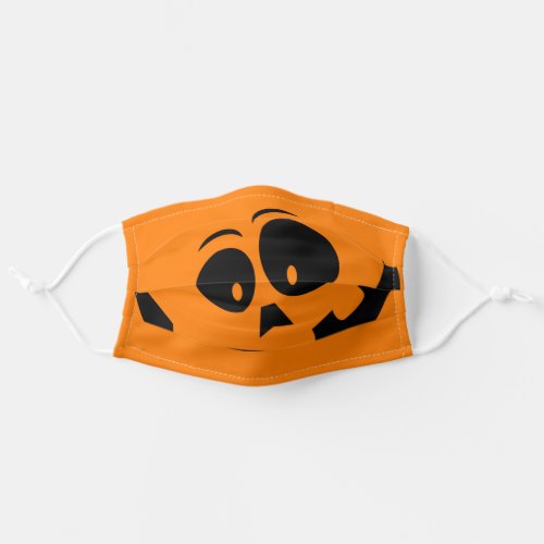 Happy Halloween Jack o Lantern Smile Pumpkin Adult Cloth Face Mask