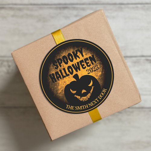 Happy Halloween Jack_O_Lantern Stickers