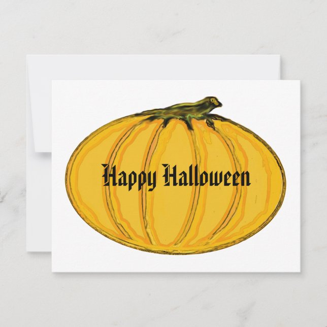 Happy Halloween jGibney The MUSEUM Artist Series Holiday Card (Front)