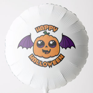 Happy Halloween Kawaii Pumpkin Spooky Cuteness Balloon