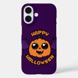 Happy Halloween Kawaii Pumpkin Spooky Cuteness iPhone 16 Case