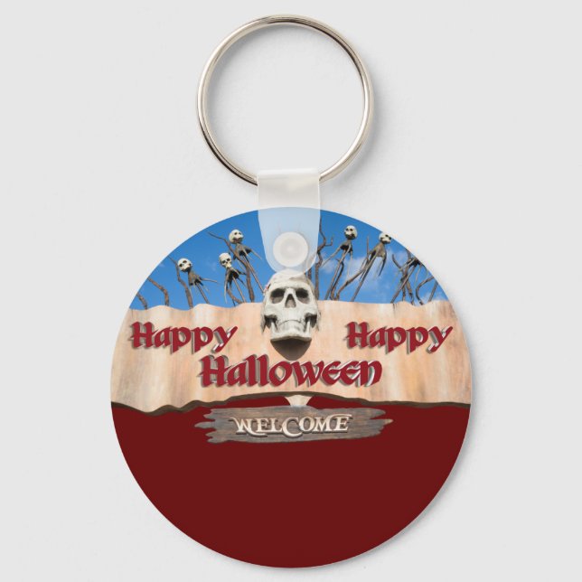 Happy Halloween Keychain (Front)