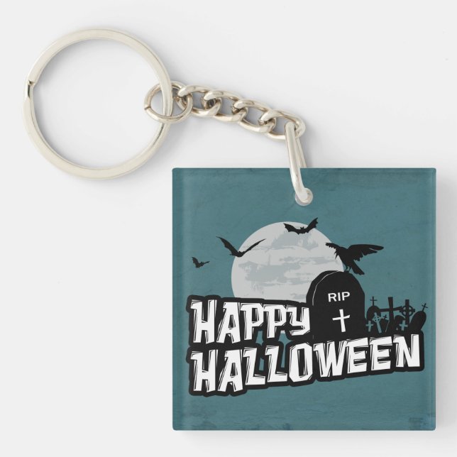 Happy Halloween Keychain (Front)