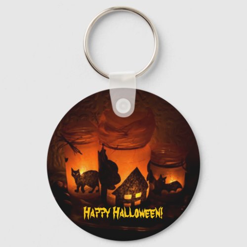 Happy Halloween Keychain