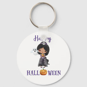 Happy Halloween keychain Creepy Princess keychain