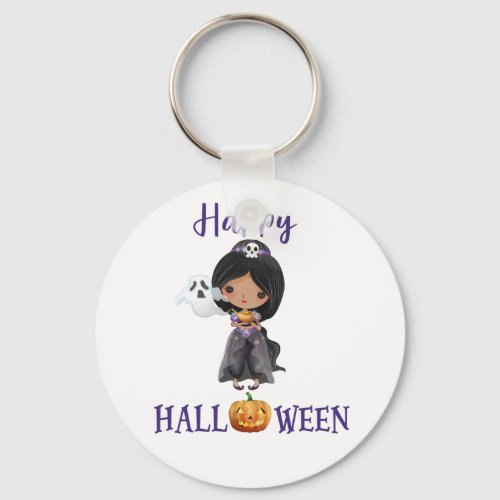 Happy Halloween keychain Creepy Princess keychain