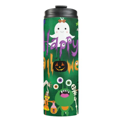 Happy Halloween Kids Cute and Spooky    Thermal Tumbler