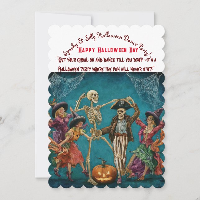 Happy Halloween Kid's Party Invitation (Front)