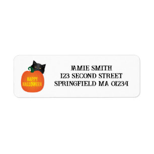 Happy Halloween Label