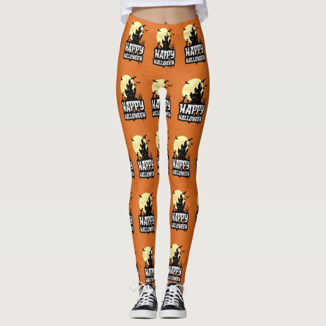 Happy Halloween Leggings (Front)