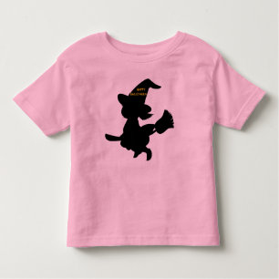 "HAPPY HALLOWEEN" LITTLE WITCH TODDLER T-SHIRT