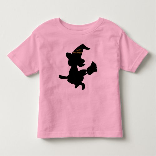 HAPPY HALLOWEEN LITTLE WITCH TODDLER T_SHIRT