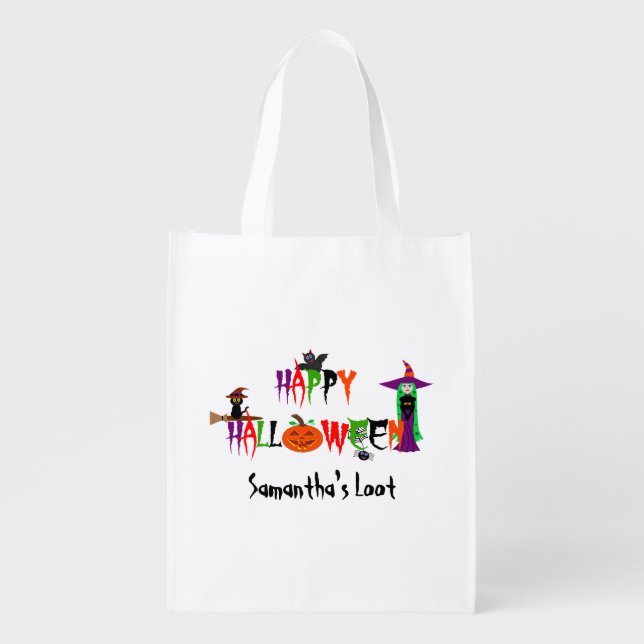 Happy Halloween Loot Bag (Front)