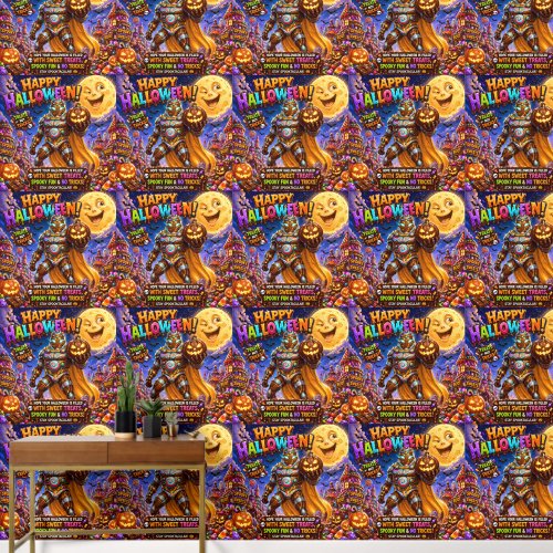 Happy Halloween, magical monster wallpaper spooky