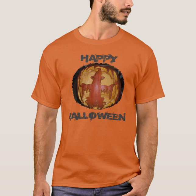Happy Halloween Men's Basic Dark T-Shirt (Front)