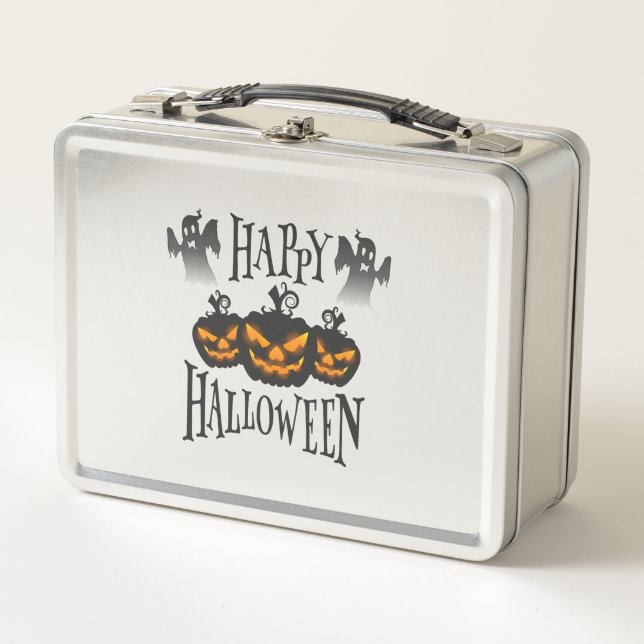 Happy Halloween Metal Lunch Box (Front)