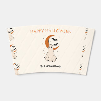 Happy Halloween Minimalist Coffee Cup Sleeve