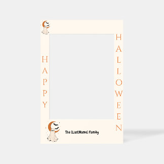 Happy Halloween / Minimalist Halloween Selfie Frame