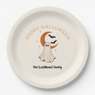 Happy Halloween Minimalist Paper Plates