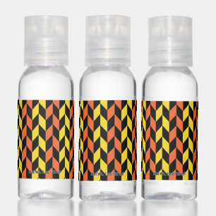 Happy Halloween   Modern Geometric Pattern Hand Sanitizer