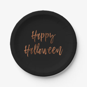 Happy Halloween Modern Halloween Plates