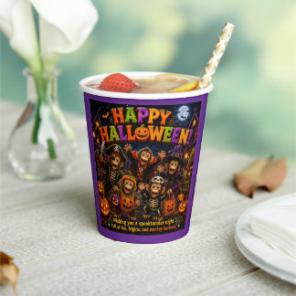 Happy Halloween monkey party cup/party supplies Paper Cups