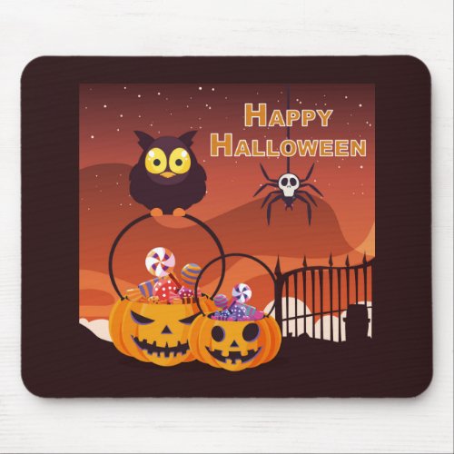 Happy Halloween Mouse Pad