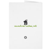 Happy Halloween Mummy - Greeting Card (Back)