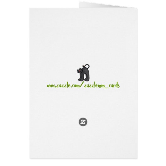 Happy Halloween Mummy - Greeting Card (Back)