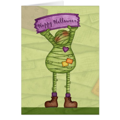 Happy Halloween Mummy _ Greeting Card