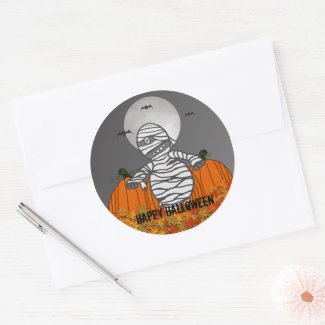 Happy Halloween: Mummy Stickers