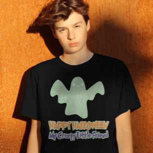 Happy Halloween My Creepy Little Friend Kids T-Shirt