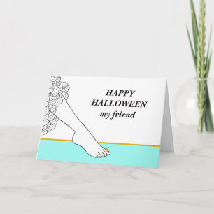 Happy Halloween my Friend from Corn on Foot Card