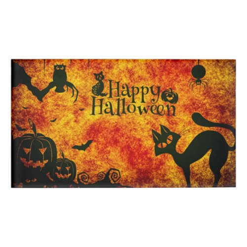 Happy Halloween  Name Tag