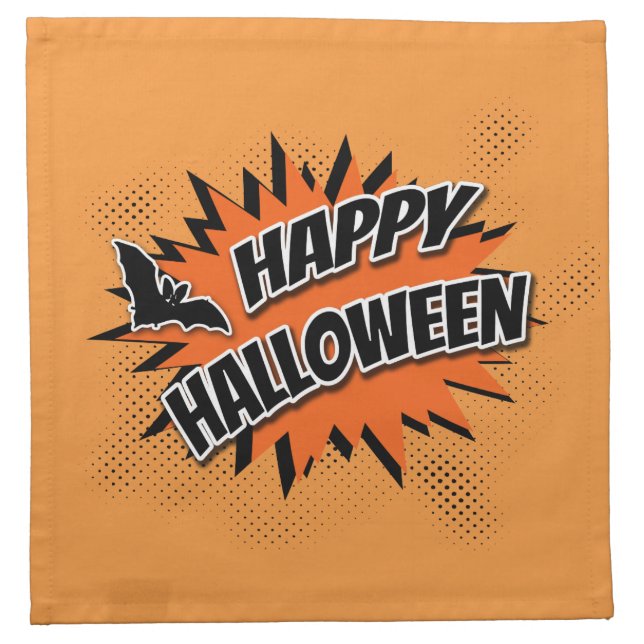 Happy Halloween Napkin (Front)