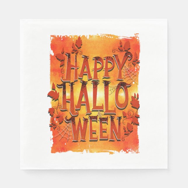 Happy Halloween                              Napkins (Front)