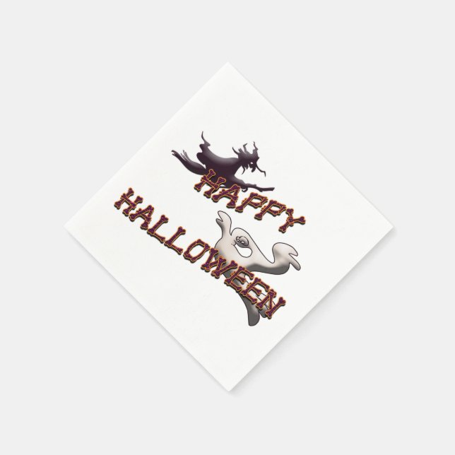 Happy Halloween Napkins (Corner)