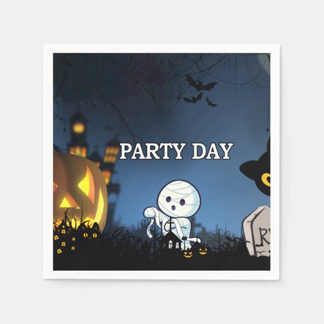 Happy Halloween Napkins (Front)