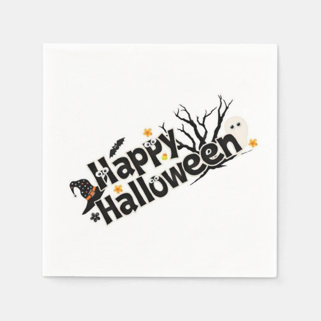 Happy Halloween Napkins (Front)