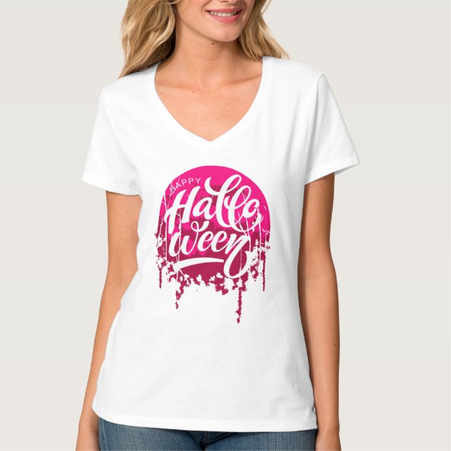 Happy Halloween Night day  T-Shirt (Front)