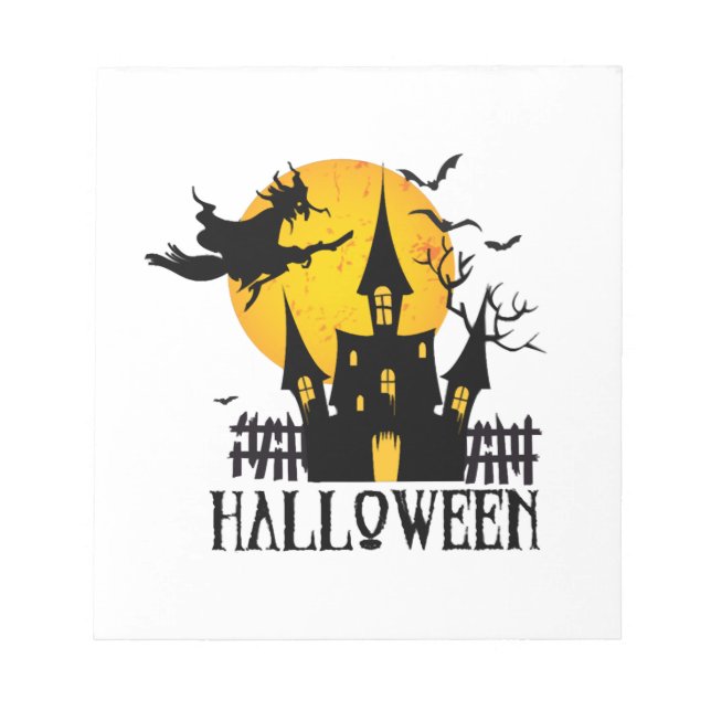Happy Halloween Notepad (Front)