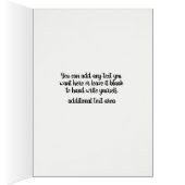 Happy Halloween Orange Foil Script Holiday Photo (Inside (Right))