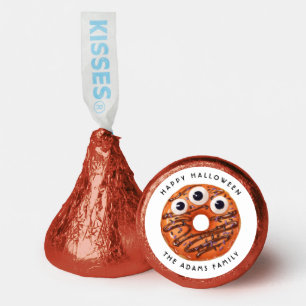 Happy Halloween Orange Monster Donut Hershey®'s Kisses®