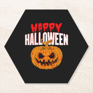Happy Halloween Paper Coaster